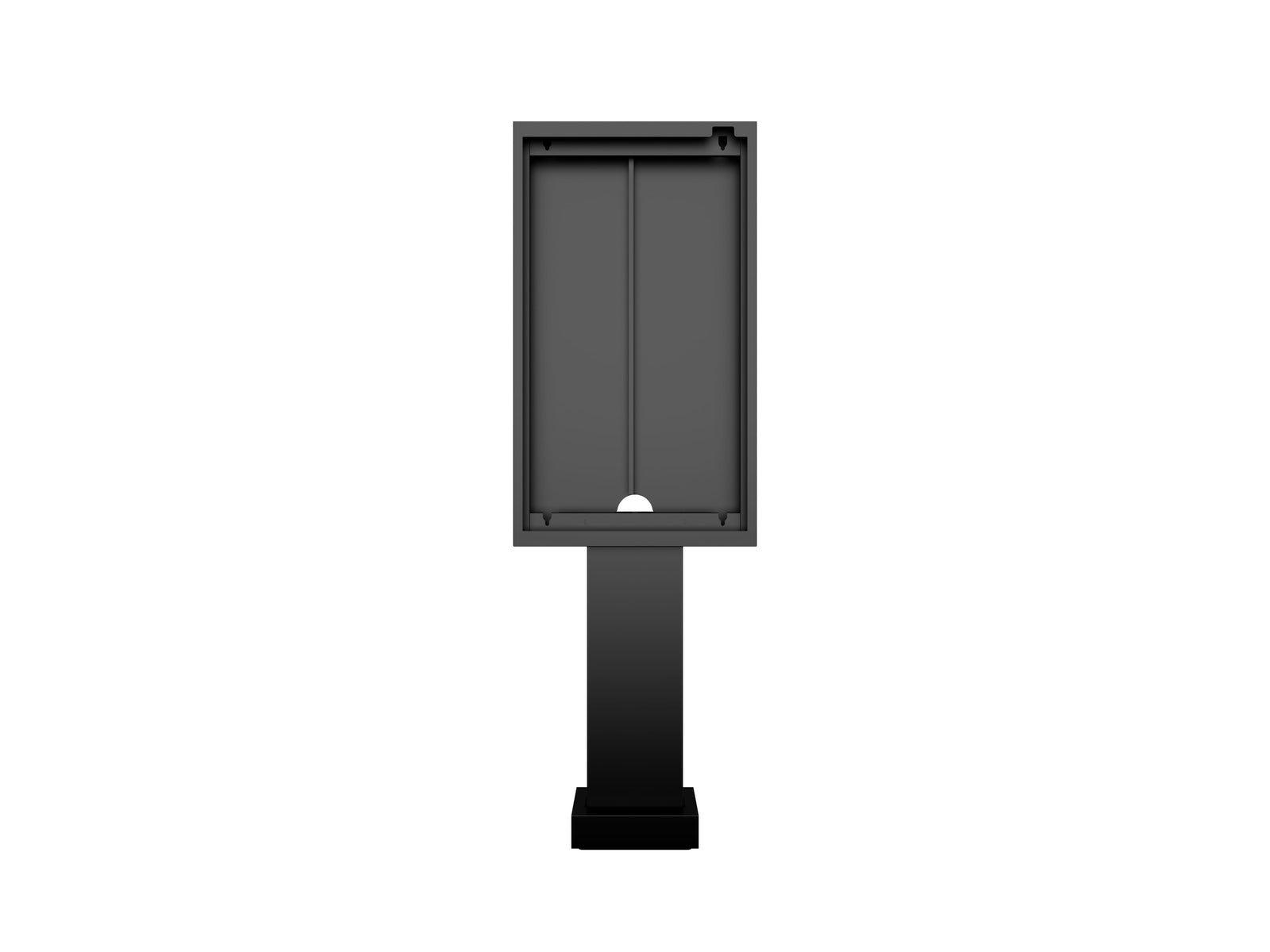 Multibrackets M Totem Pro Dual B2B 49XE4F-M – Dual 49" Outdoor Display Totem Wall Mount Bracket Multibrackets