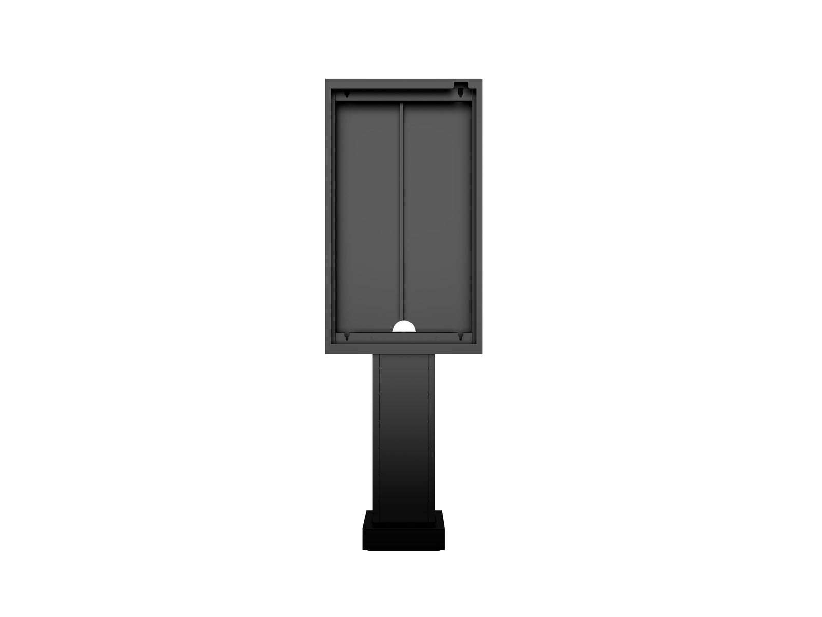 Multibrackets M Totem Pro Dual B2B 49XE4F-M – Dual 49" Outdoor Display Totem Wall Mount Bracket Multibrackets
