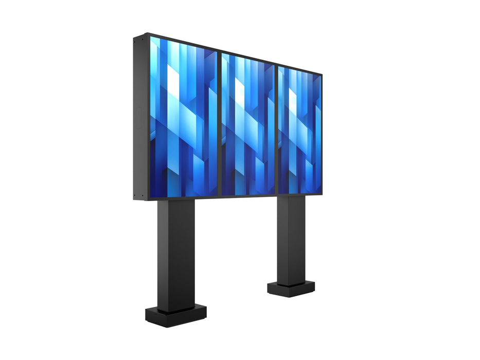 Multibrackets M Totem Pro Triple 55BDL60 – Triple 55" Outdoor Display Totem Multibrackets Outdoor Wall Mount Brackets Multibrackets