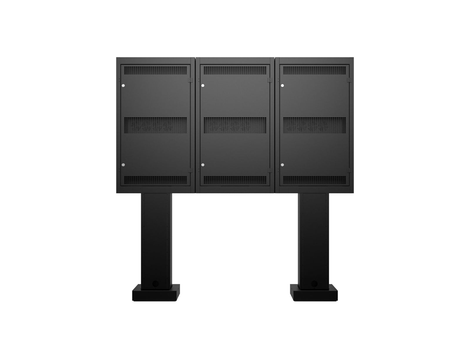 Multibrackets M Totem Pro Triple 55BDL60 – Triple 55" Outdoor Display Totem Wall Mount Bracket Multibrackets