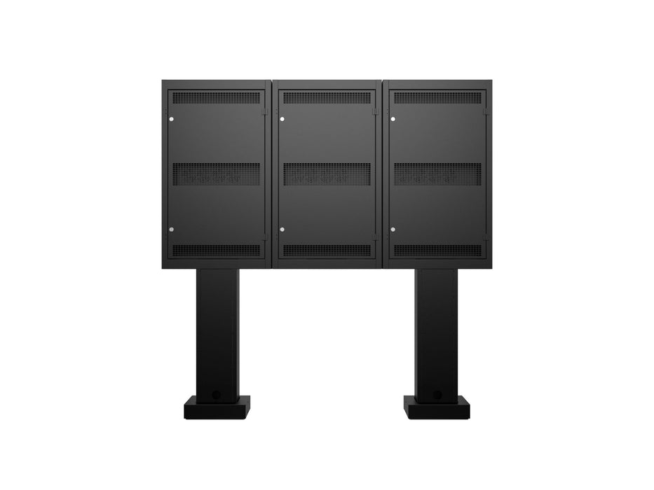 Multibrackets M Totem Pro Triple 55BDL60 – Triple 55" Outdoor Display Totem Multibrackets Outdoor Wall Mount Brackets Multibrackets