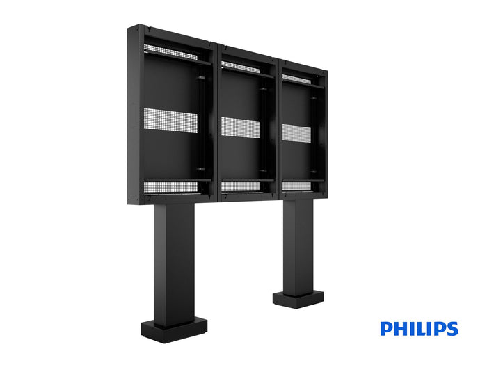 Multibrackets M Totem Pro Triple 55BDL60 – Triple 55" Outdoor Display Totem Wall Mount Bracket Multibrackets