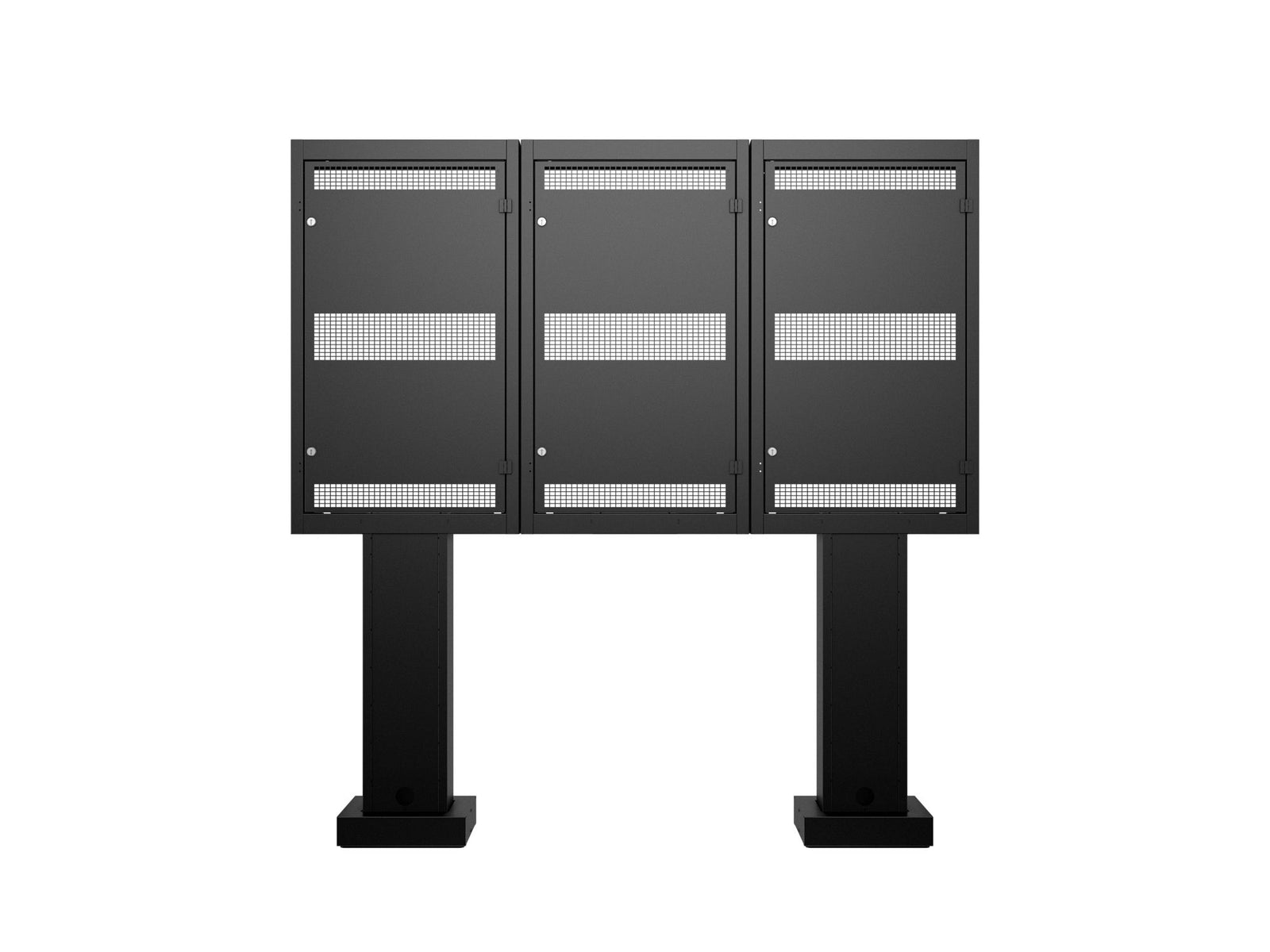Multibrackets M Totem Pro Triple 55BDL60 – Triple 55" Outdoor Display Totem Wall Mount Bracket Multibrackets