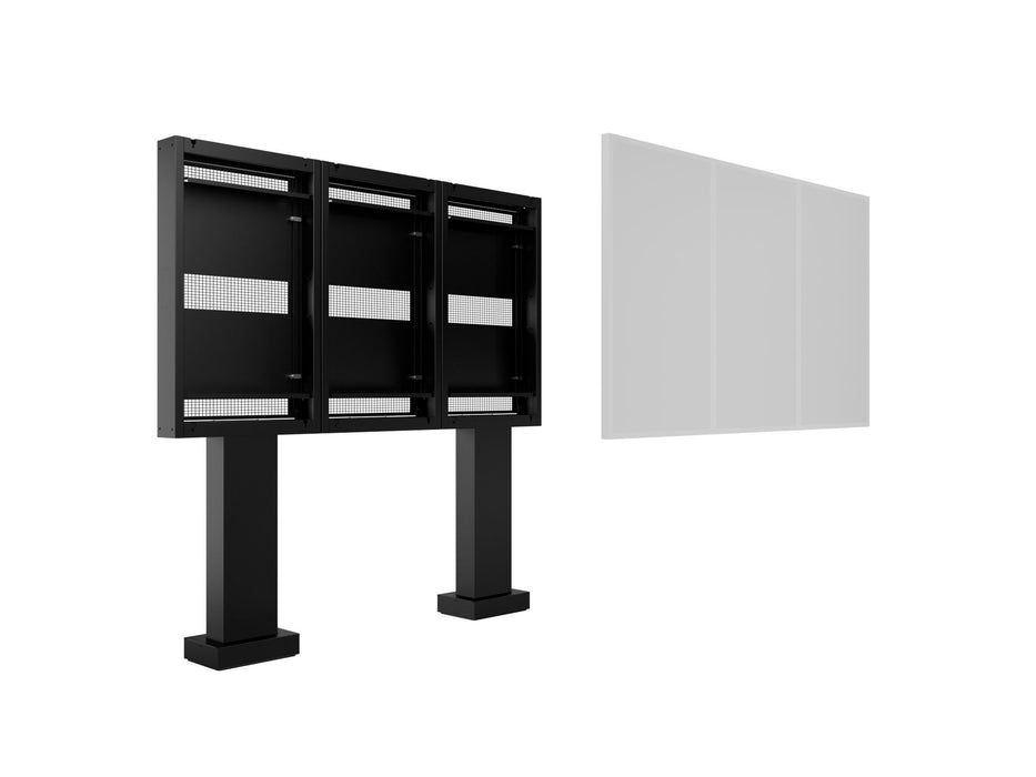 Multibrackets M Totem Pro Triple 55BDL60 – Triple 55" Outdoor Display Totem Multibrackets Outdoor Wall Mount Brackets Multibrackets