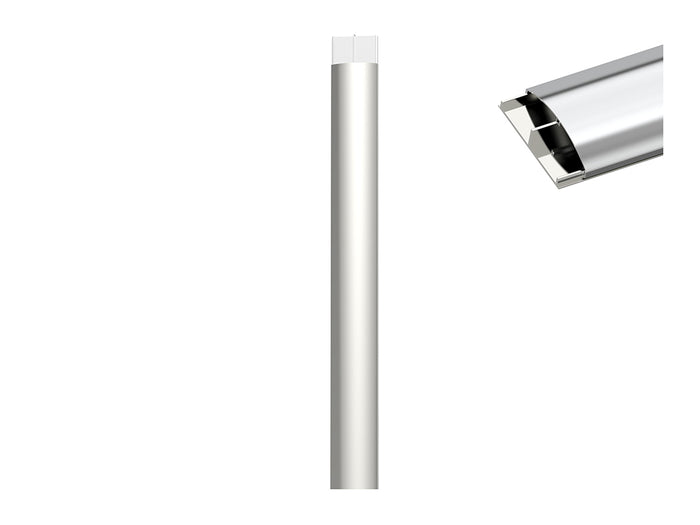 Multibrackets M Universal Cable Cover Super Slim 1600mm - Aluminium | 7350022733879 Cable Accessory Multibrackets