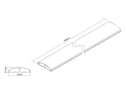 Multibrackets M Universal Cable Cover Super Slim 1600mm - Aluminium | 7350022733879