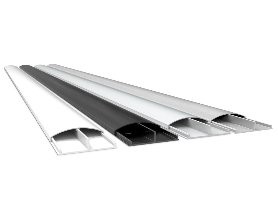 Multibrackets M Universal Cable Cover Super Slim 1600mm - Black | 7350022733893