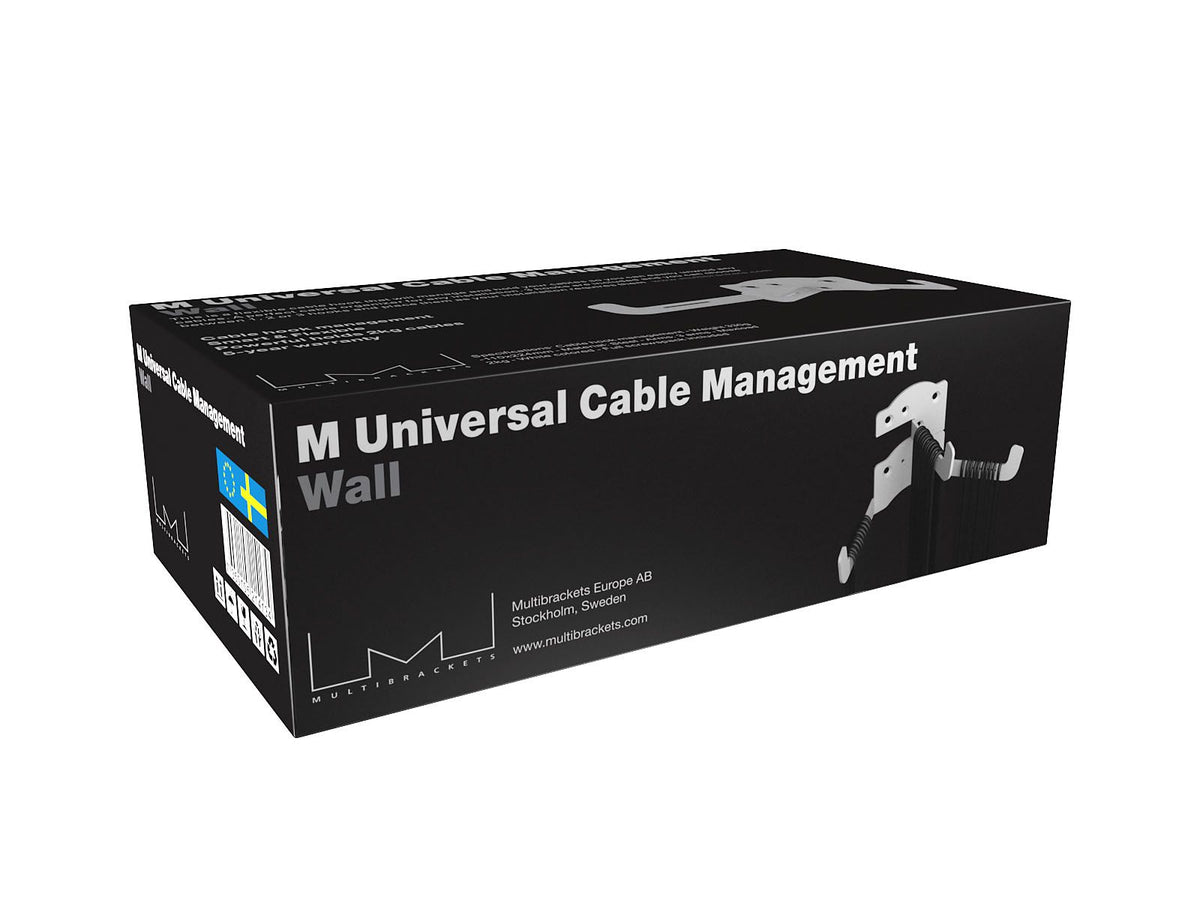 Multibrackets M Universal Cable Management Wall – White | 7350105214134