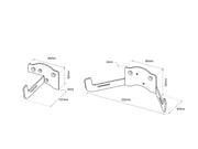 Multibrackets M Universal Cable Management Wall – White | 7350105214134