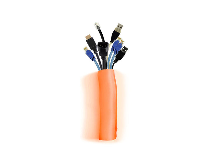 Multibrackets M Universal Cable Sock Self Wrap 40mm 25m - Orange | 7350073734559 Cable Accessory Multibrackets