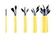 Multibrackets M Universal Cable Sock Self Wrap 5mm 25m - Yellow | 7350073734382