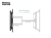 Multibrackets M Universal Flexarm Dual Full Motion Wall Mount for 42"–100" Screens | 7350105212864