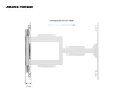 Multibrackets M Universal Flexarm Pro Full Motion Wall Mount for 40"–70" Screens | 7350105212765