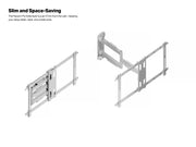 Multibrackets M Universal Flexarm Pro Full Motion Wall Mount for 40"–70" Screens | 7350105212765