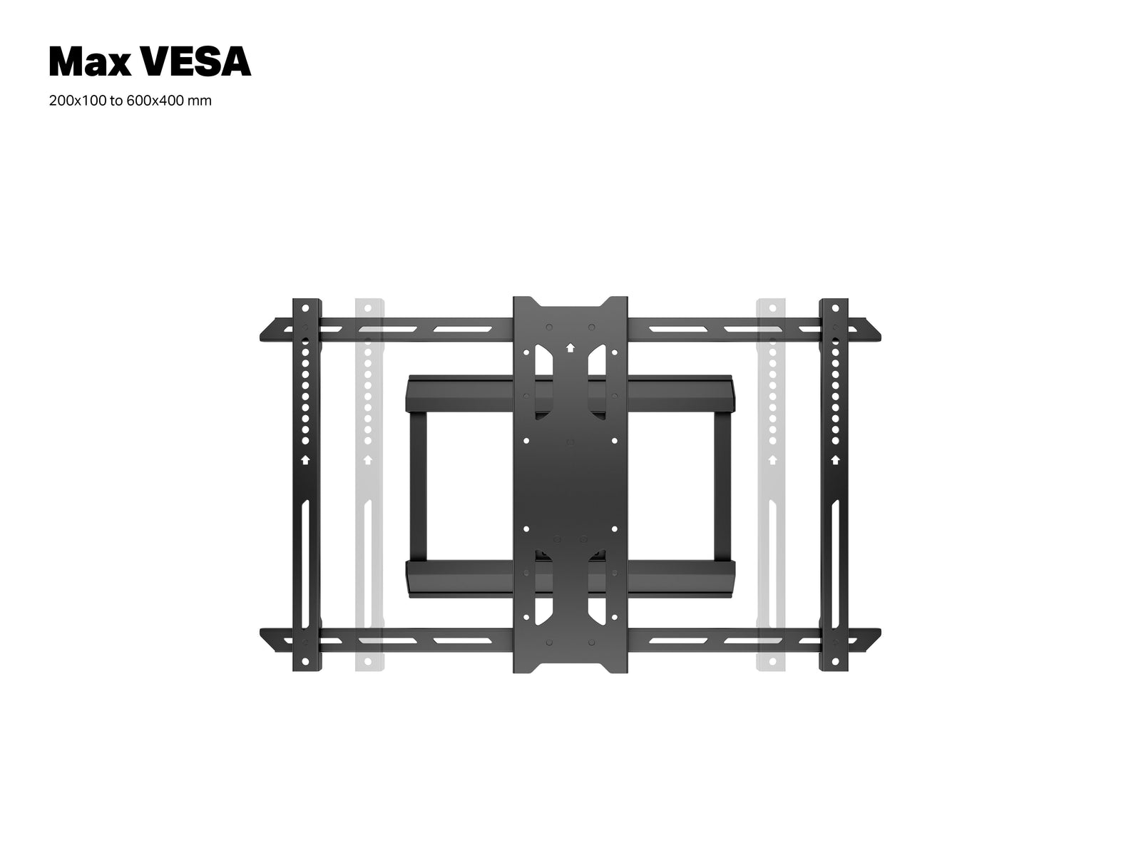Multibrackets M Universal Flexarm Single Full Motion Wall Mount for 40"–70" Screens | 7350105212857