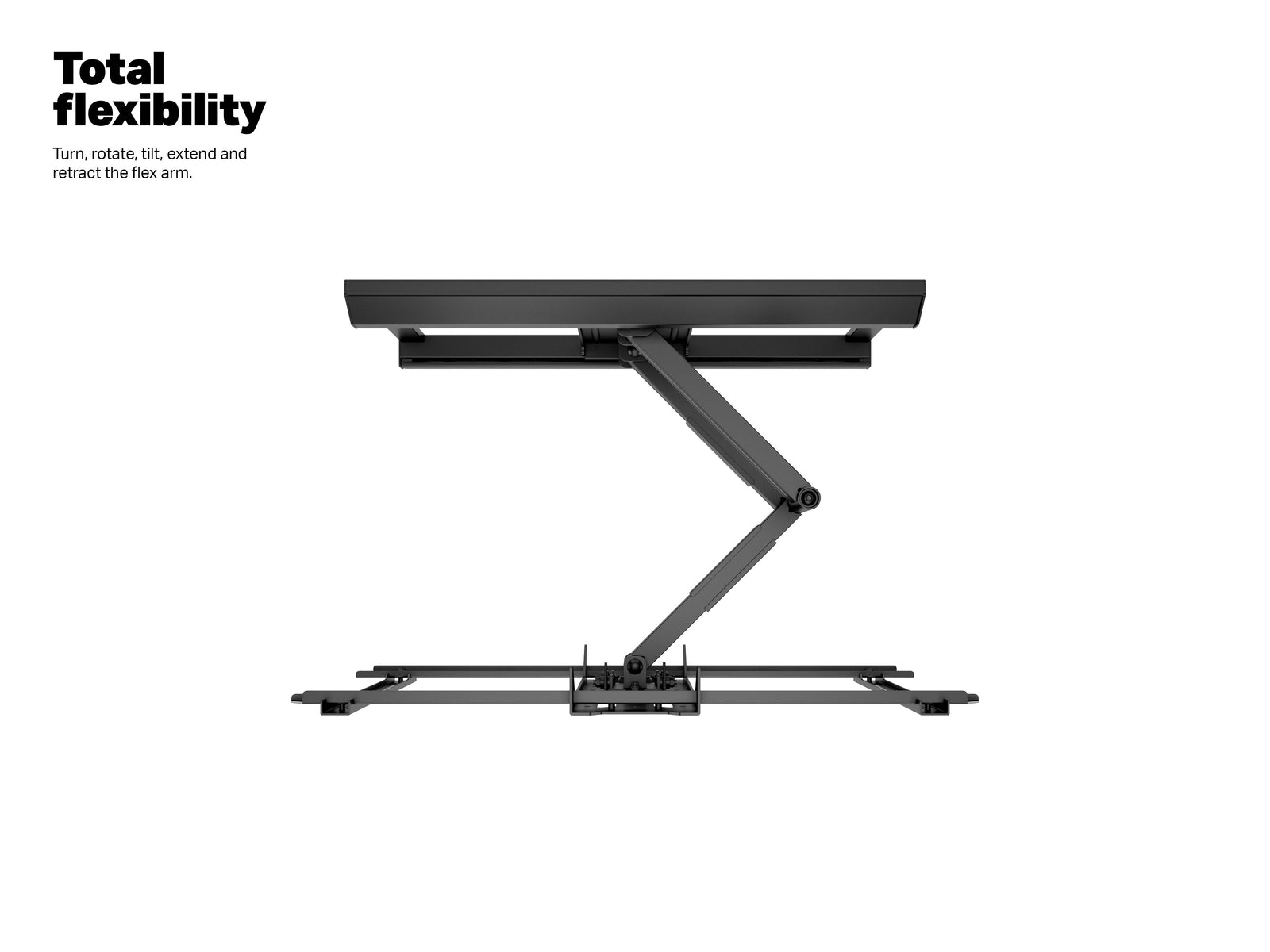Multibrackets M Universal Flexarm Single Full Motion Wall Mount for 40"–70" Screens | 7350105212857