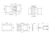 Multibrackets M Universal Flexarm Single Full Motion Wall Mount for 40"–70" Screens | 7350105212857