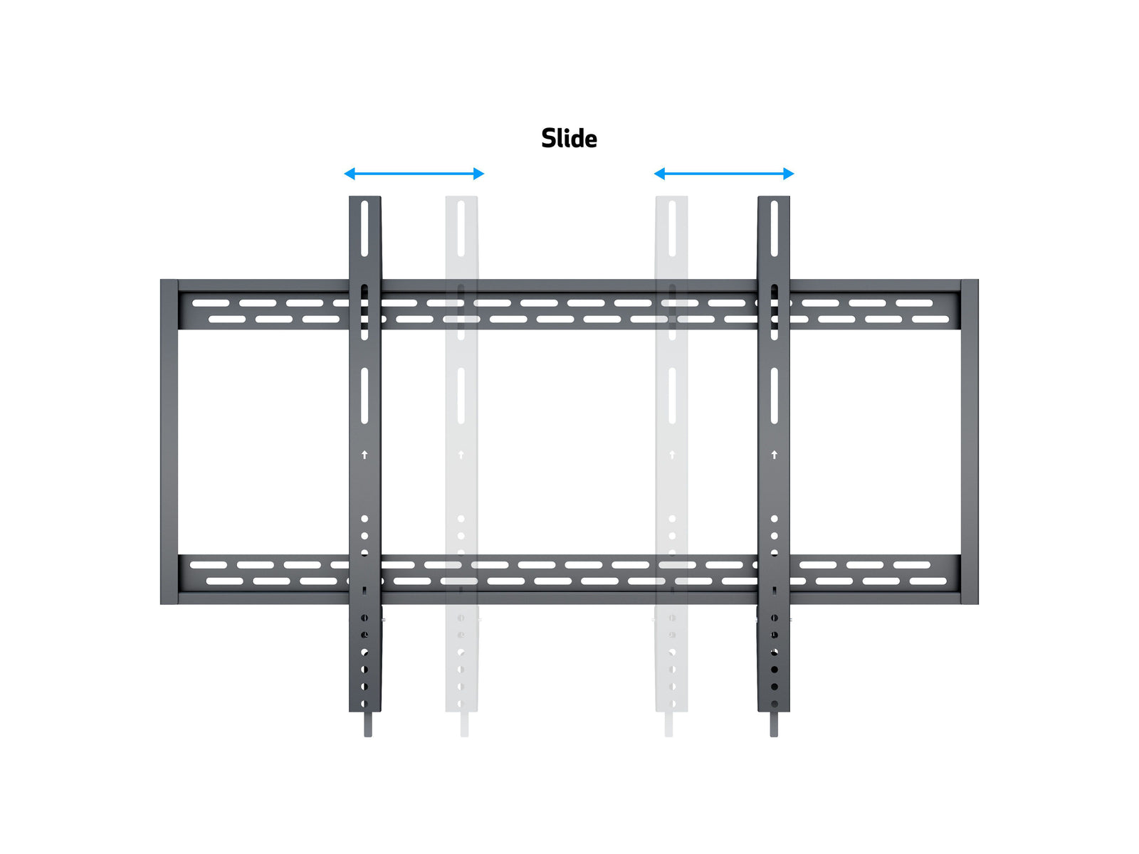 Multibrackets M Universal HD Wall Mount for 60"–100" Screens | 7350073738823 Wall Mount Bracket Multibrackets