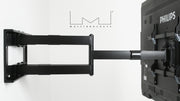 Multibrackets M Universal Long Reach Dual Arm TV Wall Mount - 50" to 86" Screen Wall Mount Bracket Multibrackets