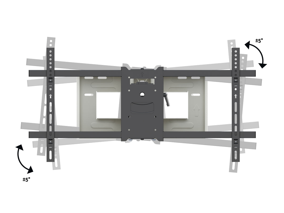 Multibrackets M Universal Long Reach Dual Arm TV Wall Mount - 50" to 86" Screen Wall Mount Bracket Multibrackets