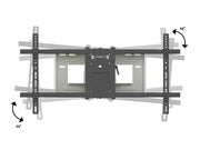 Multibrackets M Universal Long Reach Dual Arm TV Wall Mount - 50" to 86" Screen Wall Mount Bracket Multibrackets