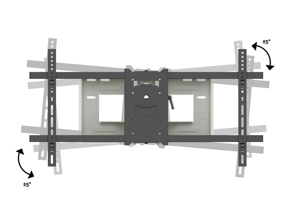 Multibrackets M Universal Long Reach Dual Arm TV Wall Mount - 50" to 86" Screen Wall Mount Bracket Multibrackets