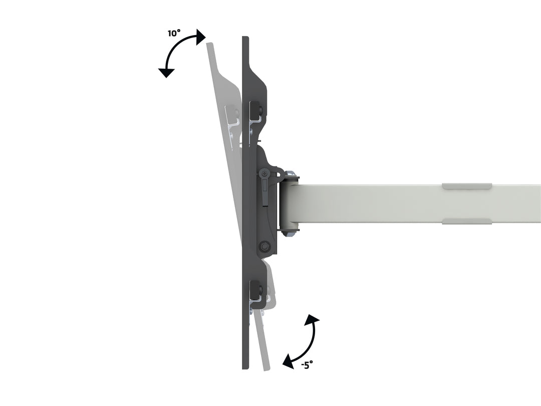 Multibrackets M Universal Long Reach Dual Arm TV Wall Mount - 50" to 86" Screen Wall Mount Bracket Multibrackets