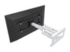 Multibrackets M Universal Long Reach Dual Arm TV Wall Mount - 50" to 86" Screen Wall Mount Bracket Multibrackets