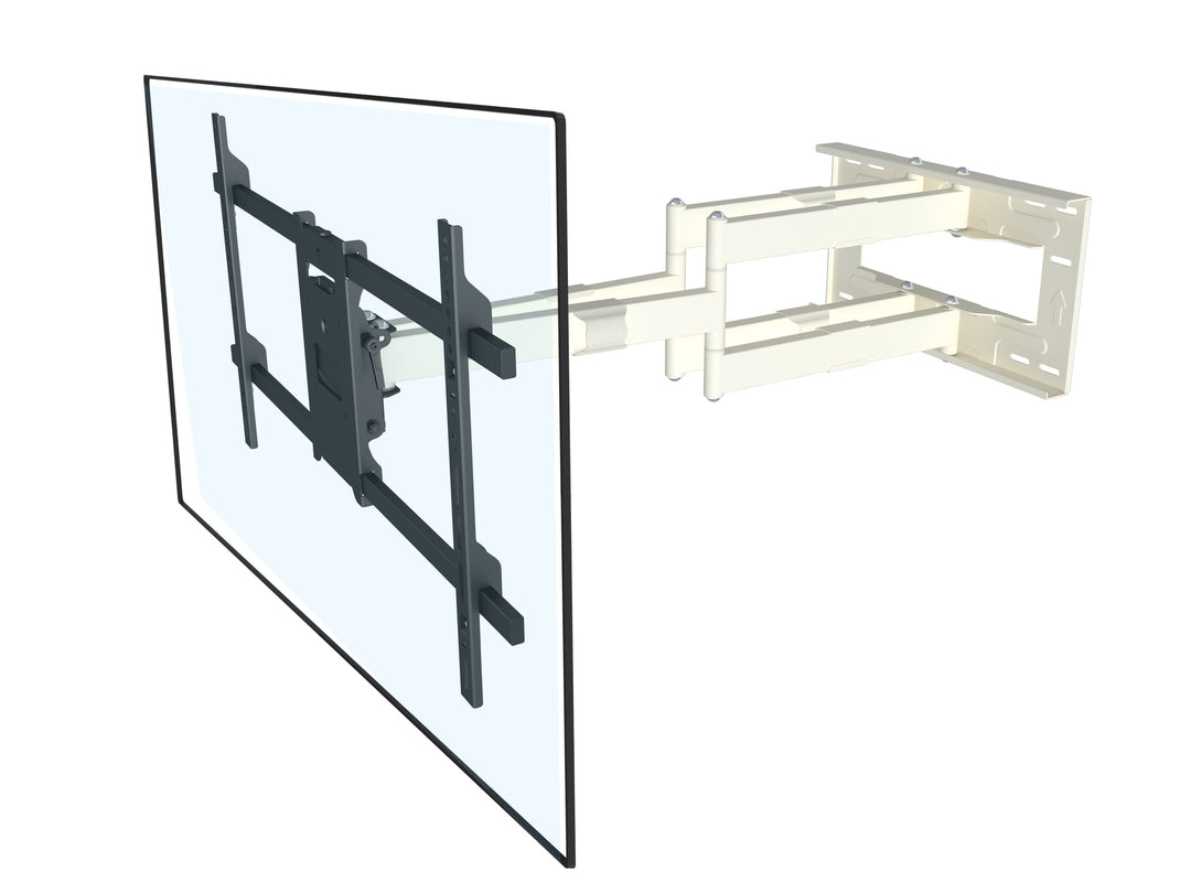 Multibrackets M Universal Long Reach Dual Arm TV Wall Mount - 50" to 86" Screen Wall Mount Bracket Multibrackets