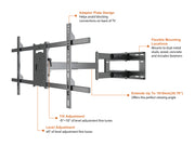 Multibrackets M Universal Long Reach Full Motion Wall Mount 42"–75" Screens | 7350073736539