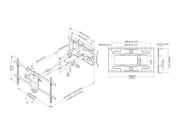 Multibrackets M Universal Long Reach Full Motion Wall Mount 42"–75" Screens | 7350073736539