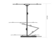 Multibrackets M Universal Long Reach Full Motion Wall Mount 42"–75" Screens | 7350073736539