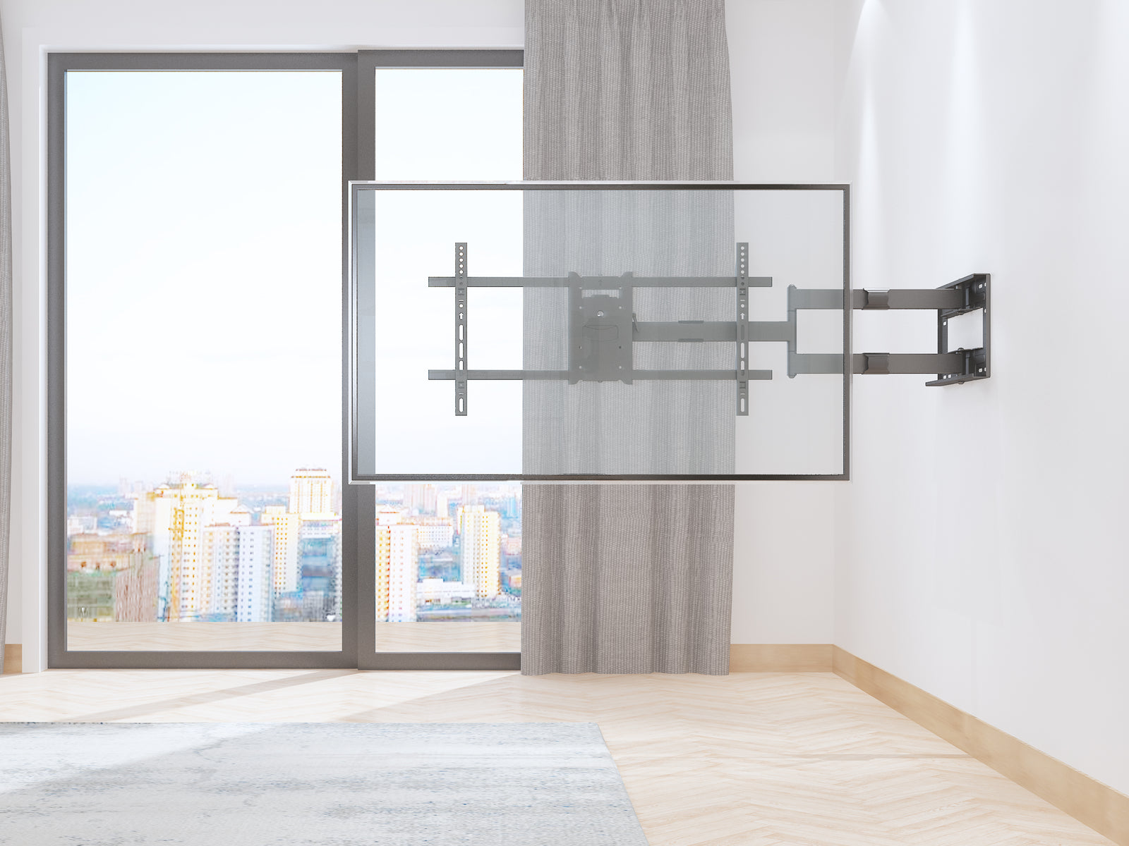 Multibrackets M Universal Long Reach Full Motion Wall Mount 42"–75" Screens | 7350073736539