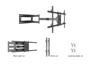 Multibrackets M Universal Long Reach Full Motion Wall Mount 42"–75" Screens | 7350073736539