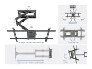 Multibrackets M Universal Long Reach Full Motion Wall Mount 42"–75" Screens | 7350073736539
