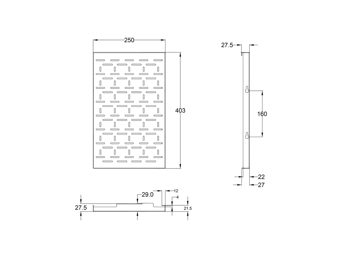 Multibrackets M Universal Media Push-Out Wall Mount VESA 900x600 – Black | 7340234814978 Wall Mount Bracket Multibrackets