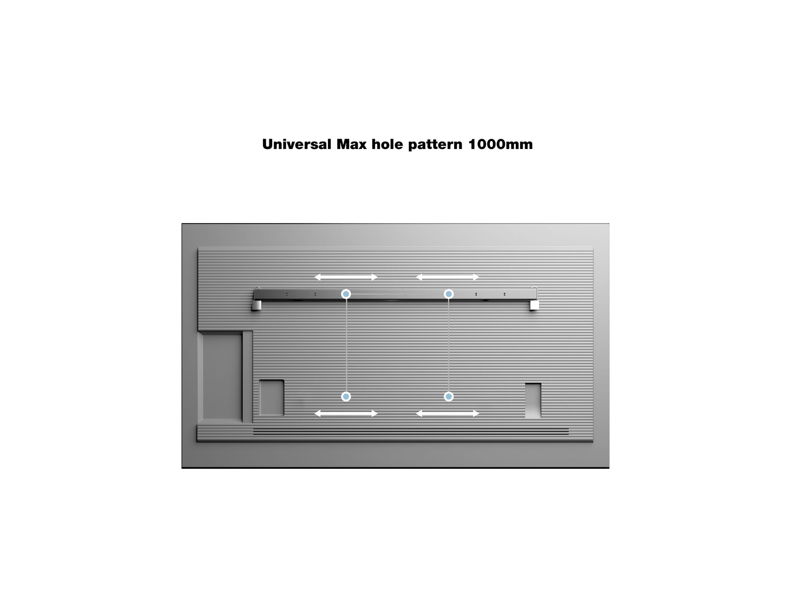Multibrackets M Universal Public Wall Mount Large for 55"–85" Screens | 7350022734173