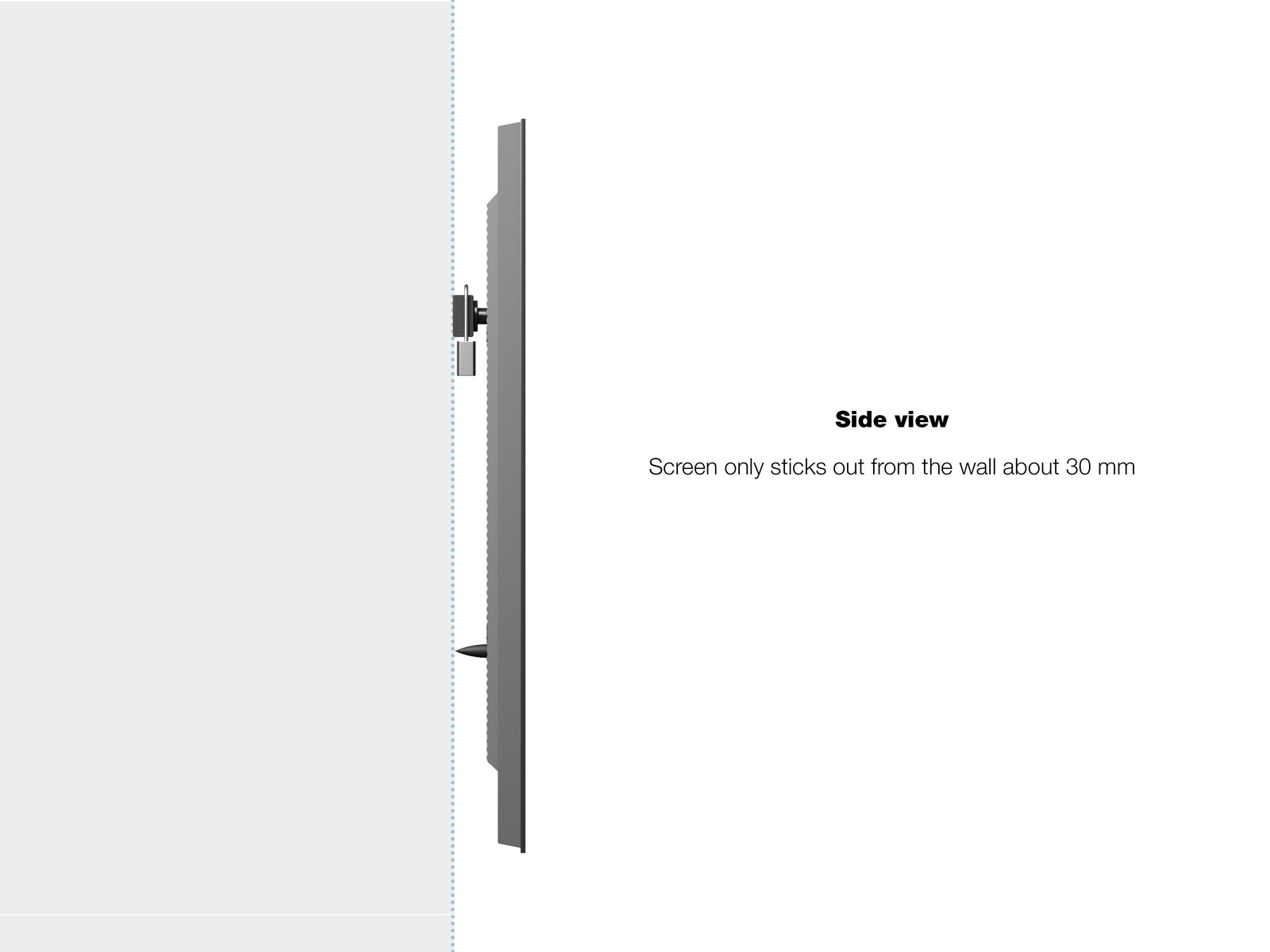 Multibrackets M Universal Public Wall Mount Small for 32"–65" Screens | 7350022734159