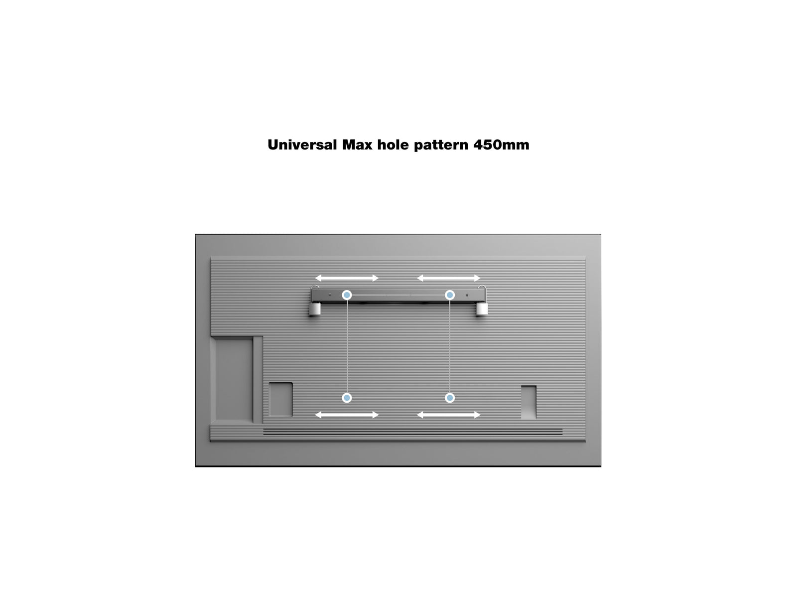 Multibrackets M Universal Public Wall Mount Small for 32"–65" Screens | 7350022734159