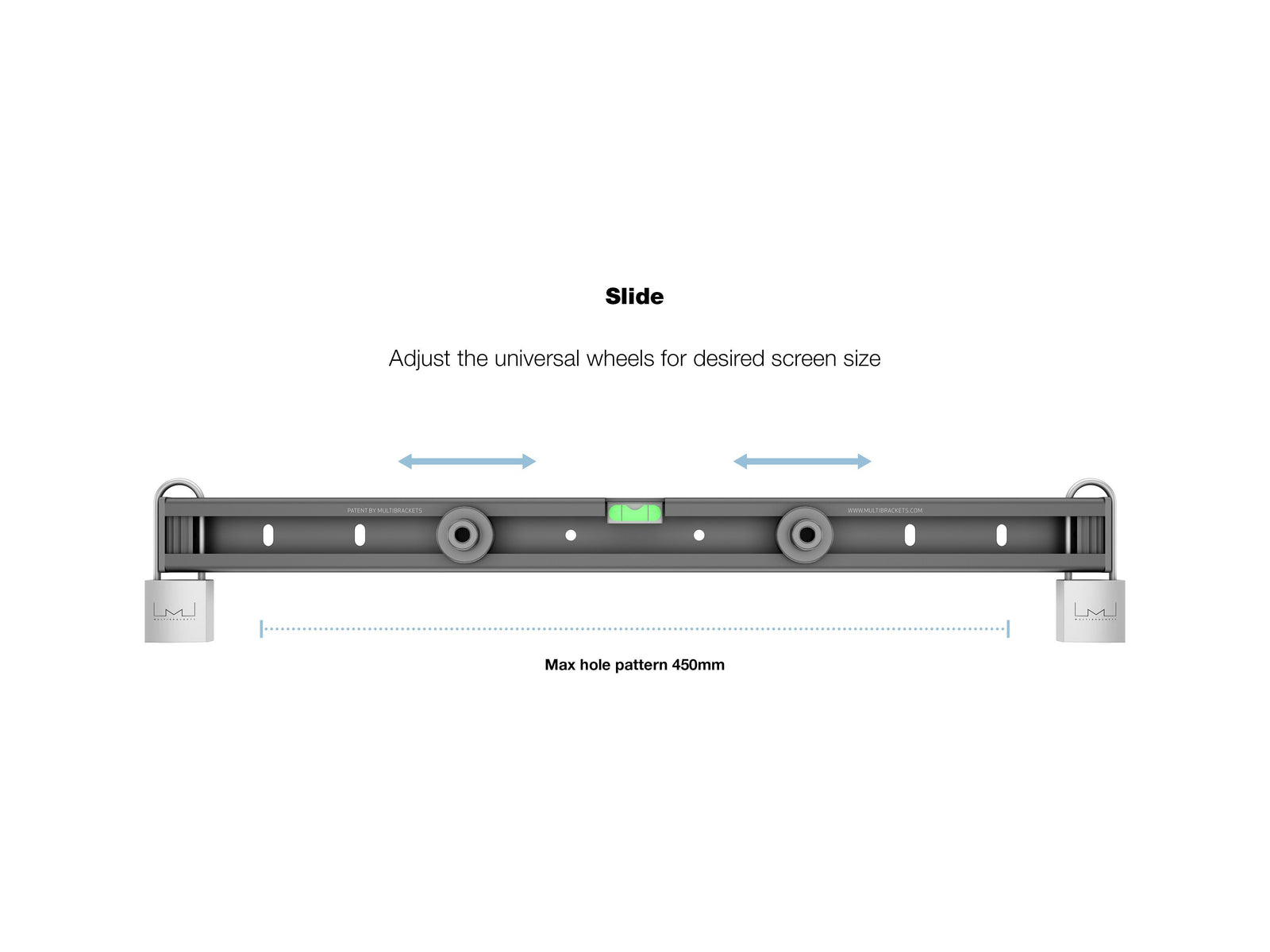 Multibrackets M Universal Public Wall Mount Small for 32"–65" Screens | 7350022734159