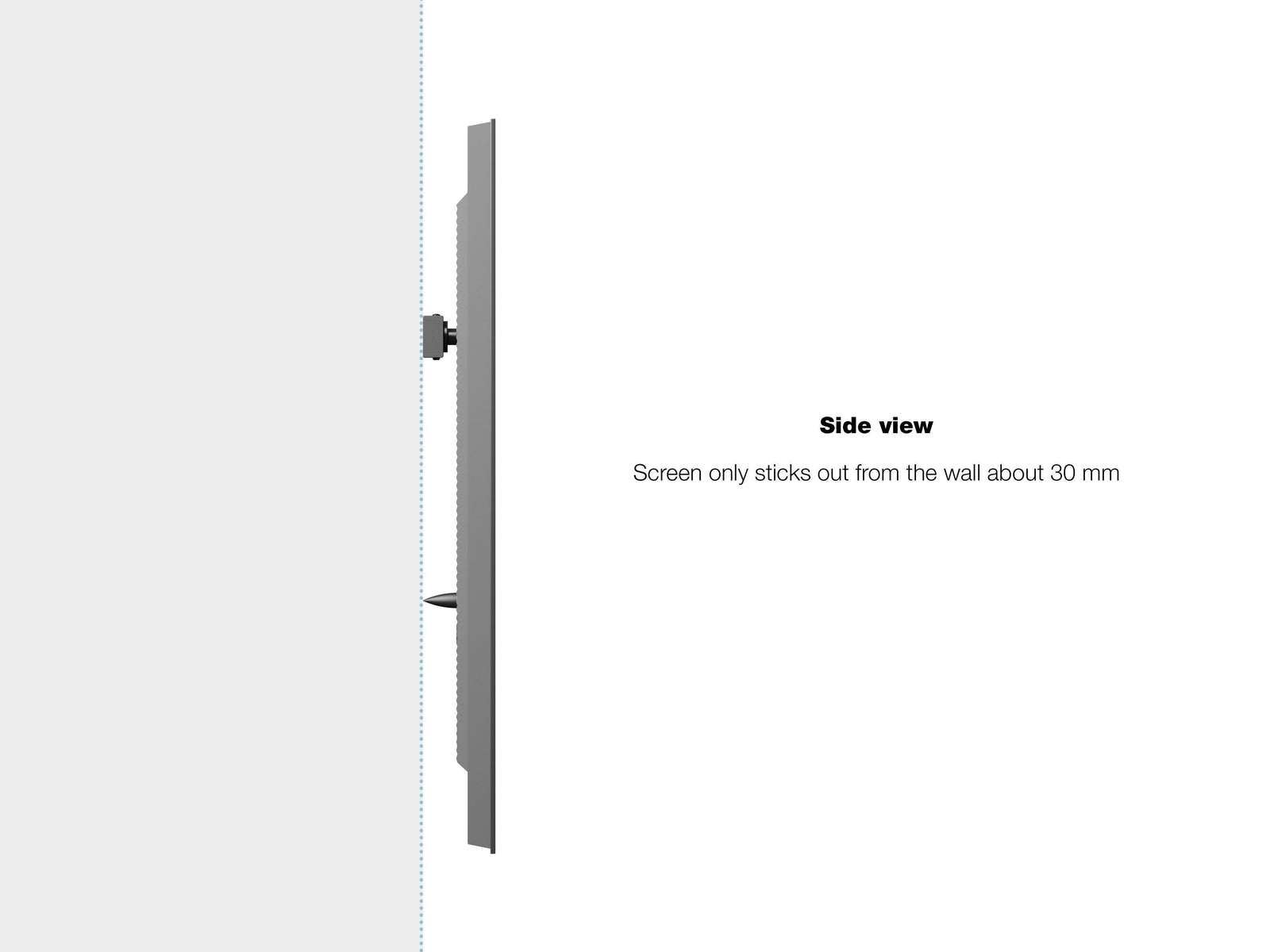 Multibrackets M Universal Small Wall Mount for 32"–65" Screens | 7350022730984 Wall Mount Bracket Multibrackets