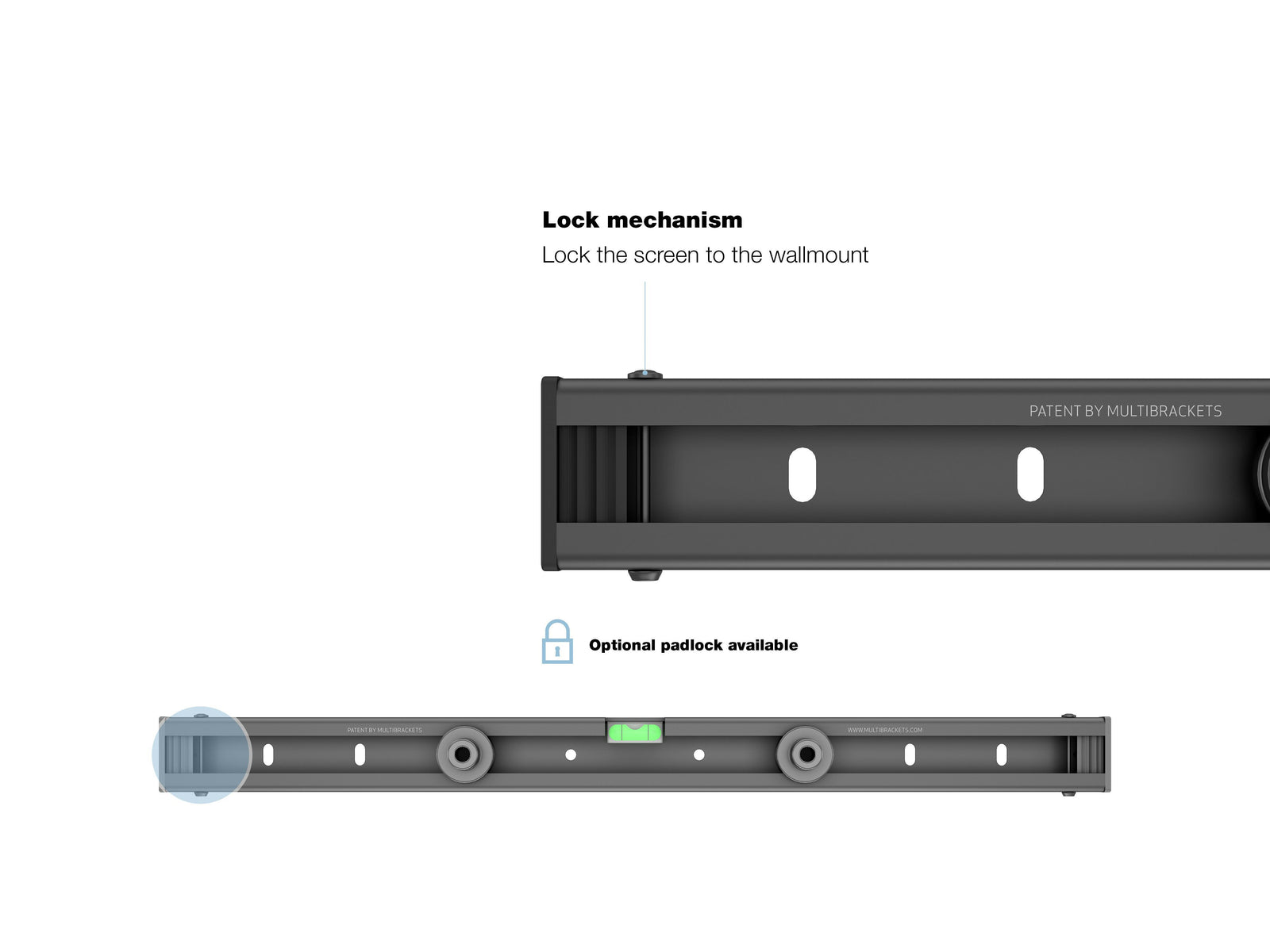 Multibrackets M Universal Small Wall Mount for 32"–65" Screens | 7350022730984 Wall Mount Bracket Multibrackets
