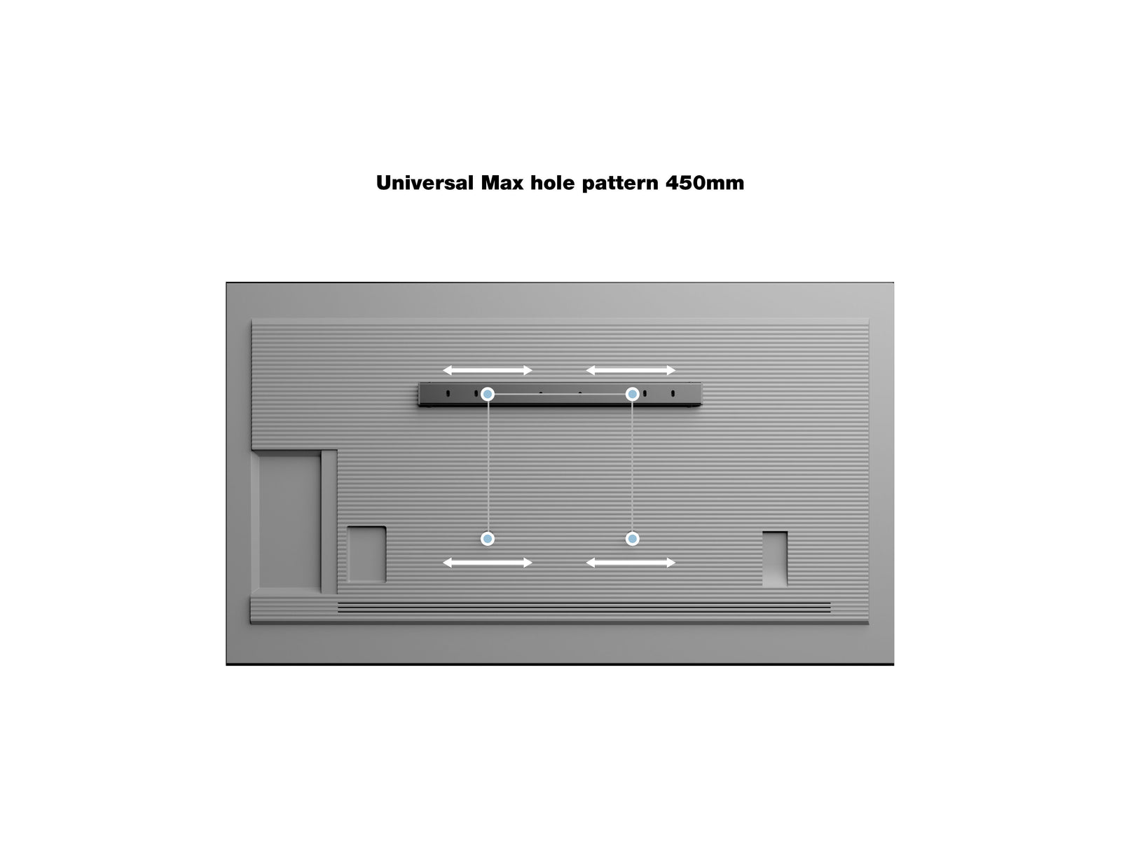 Multibrackets M Universal Small Wall Mount for 32"–65" Screens | 7350022730984 Wall Mount Bracket Multibrackets