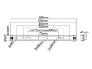 Multibrackets M Universal Small Wall Mount for 32"–65" Screens | 7350022730984 Wall Mount Bracket Multibrackets