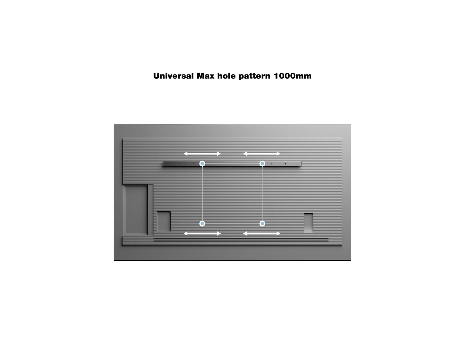 Multibrackets M Universal Wall Mount Large for 55"–85" Screens | 7350022731004