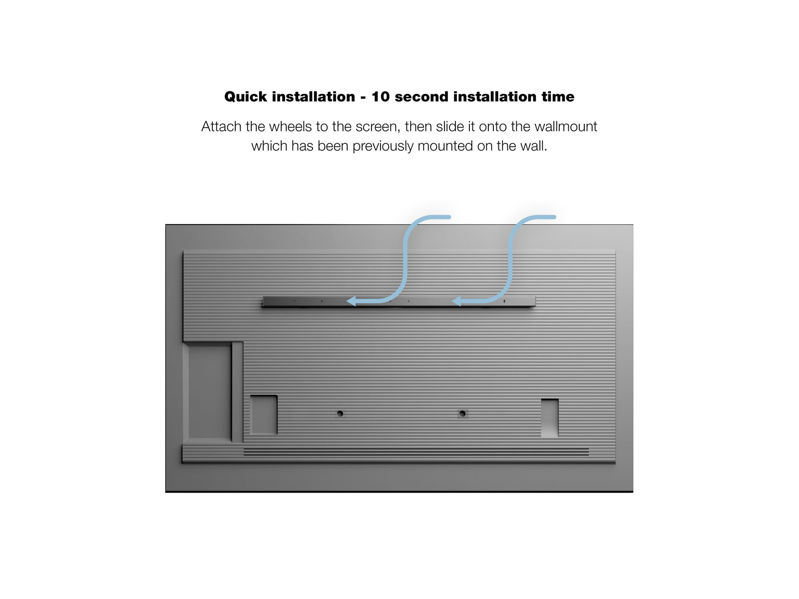 Multibrackets M Universal Wall Mount Large for 55"–85" Screens | 7350022731004