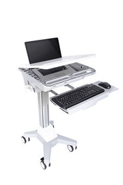 Multibrackets M Universal Workstation Cart with Battery for 9.7"-17.3" Laptops | 7350073730957 Workstation Cart Multibrackets