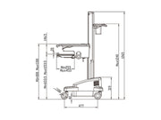 Multibrackets M Universal Workstation Cart with Battery for 9.7"-17.3" Laptops | 7350073730957 Workstation Cart Multibrackets