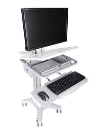 Multibrackets M Universal Workstation Cart with Battery for Screens up to 27" | 7350073730964 Workstation Cart Multibrackets