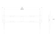 Multibrackets M Universal X-Large Tilt Wall Mount for 65"–140" Screens | 7350022738447